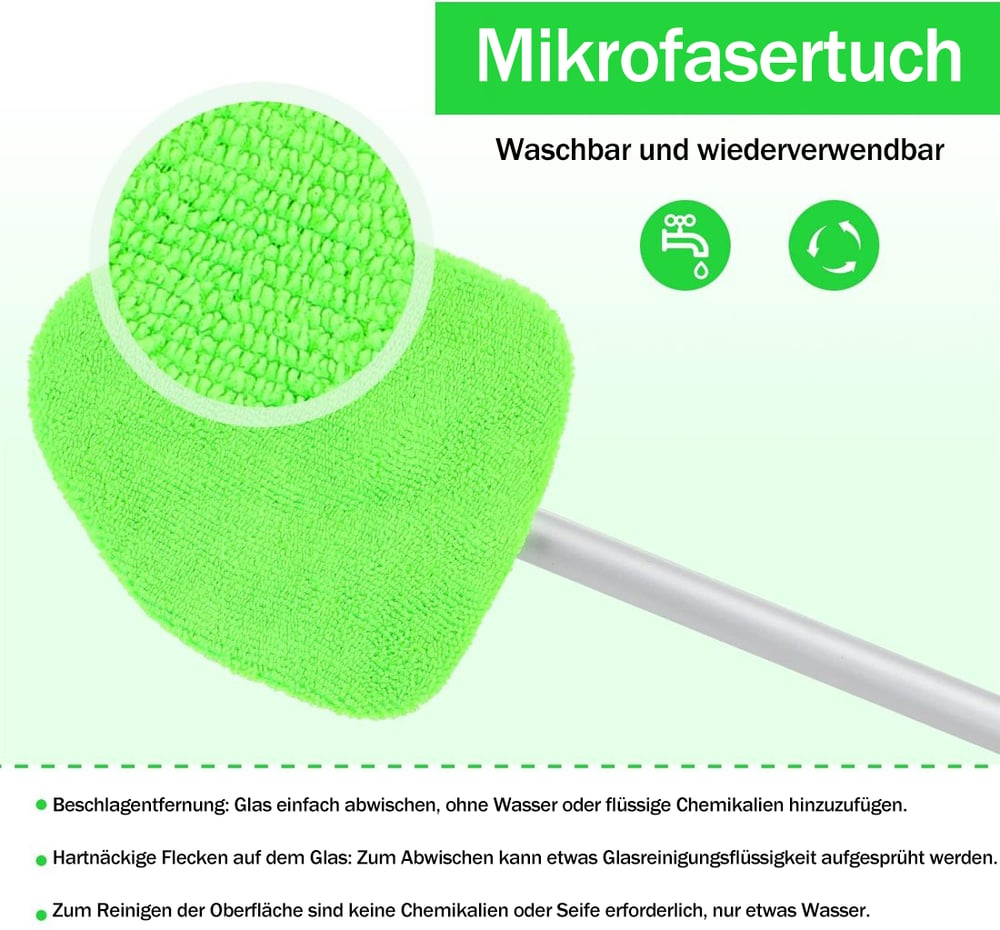 Mikrofaser-Reinigungstuch (Einziehbarer Griff)