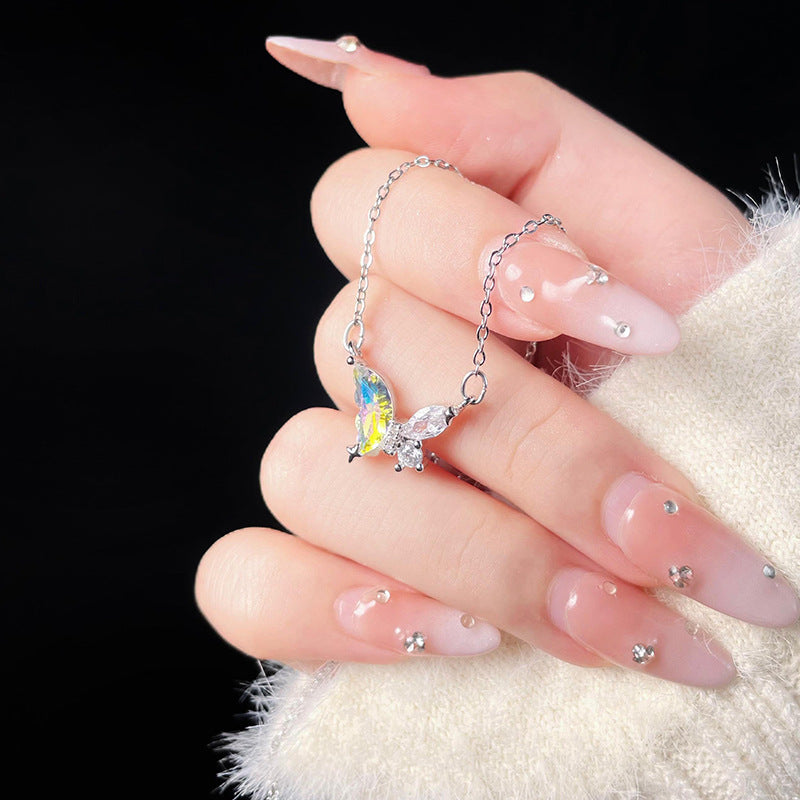 Schmetterling Halskette