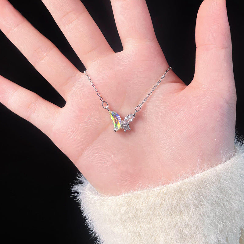 Schmetterling Halskette