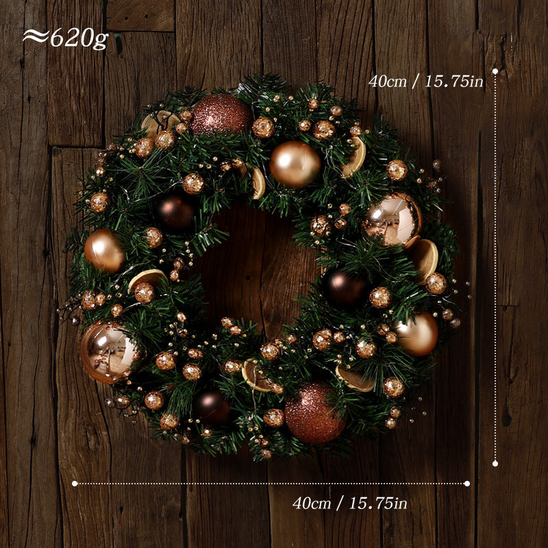 Deko-Kranz „Weihnachtsgrüße“