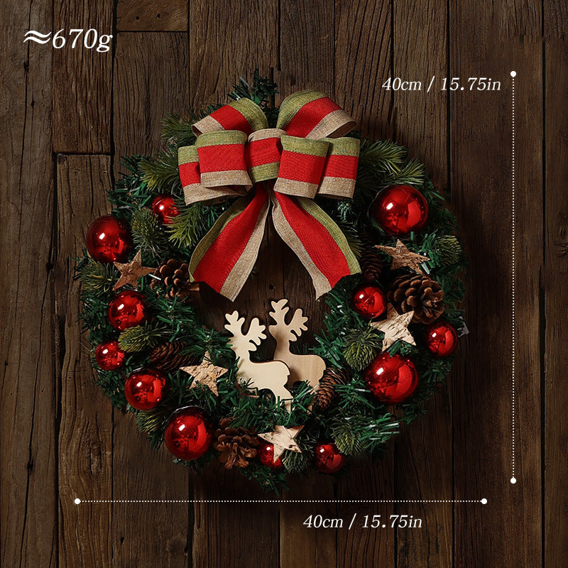 Deko-Kranz „Weihnachtsgrüße“