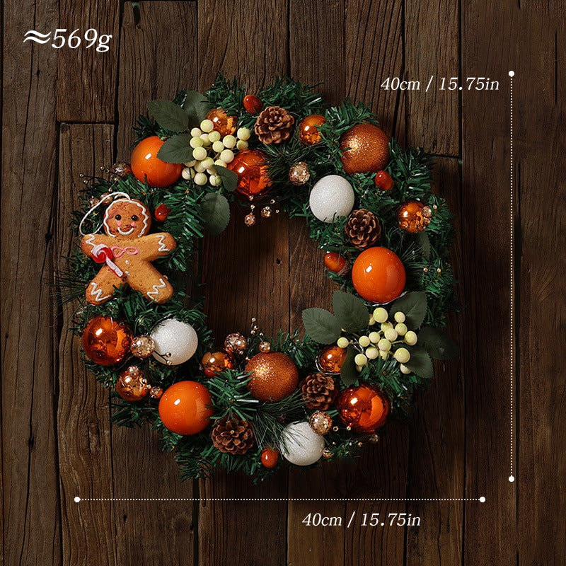 Deko-Kranz „Weihnachtsgrüße“