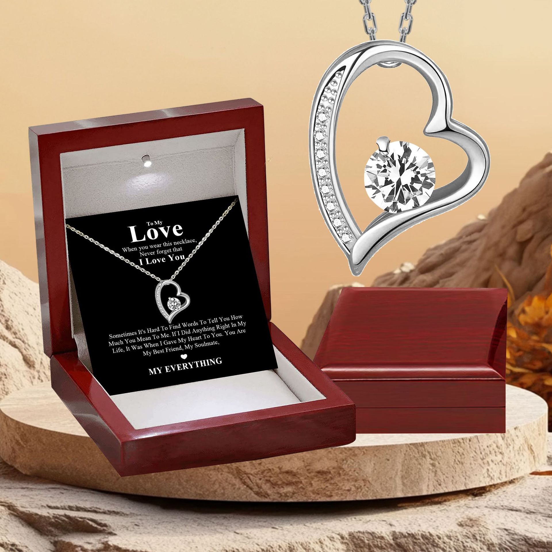 Geschenk für Sie - Herzkette