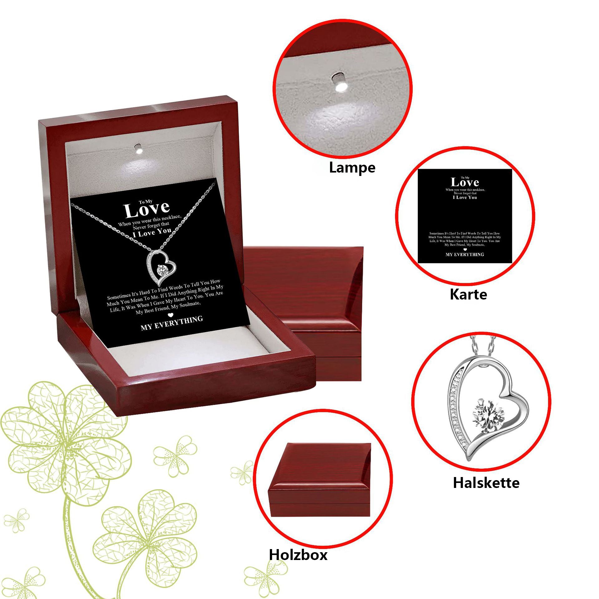 Geschenk für Sie - Herzkette