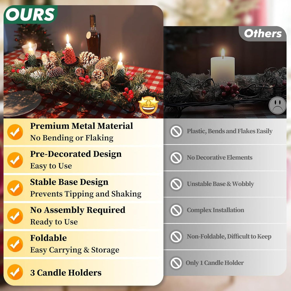 DIY Tisch-Deko „Weihnachtsfest“