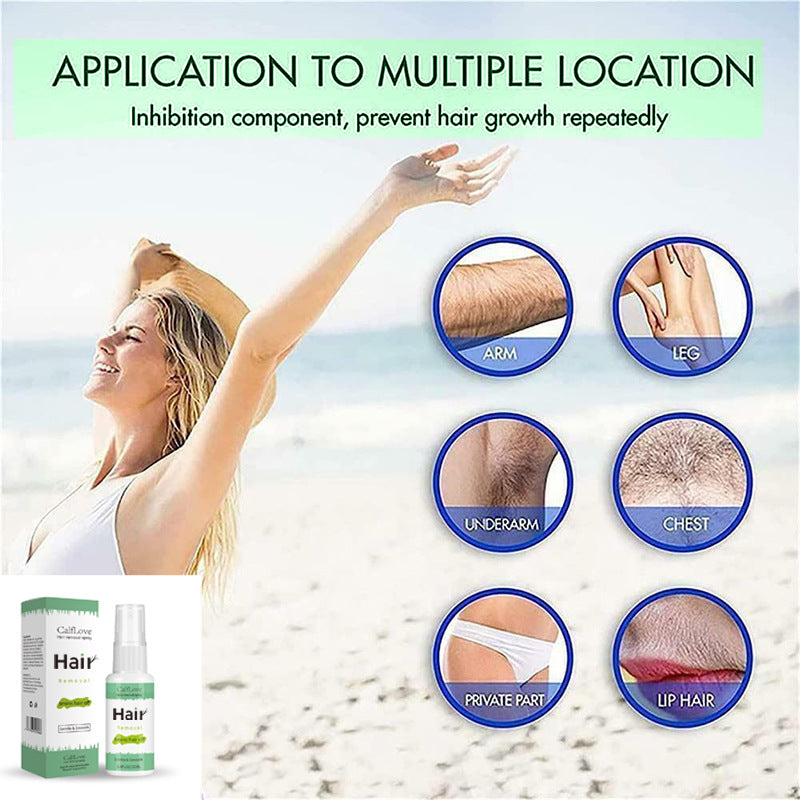 Sanftes Haarentfernungsspray