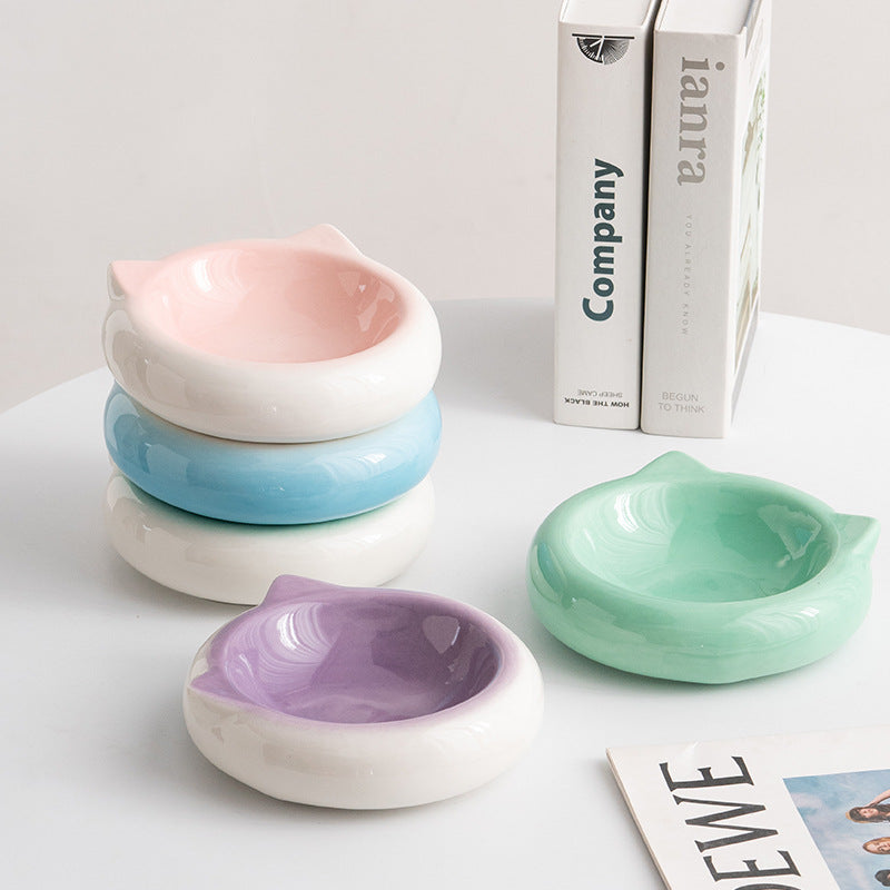 Keramikschale mit Katzenohren