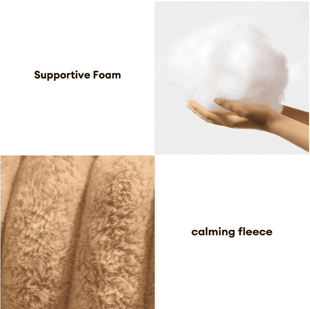 Großes Waschbares Flauschiges Hundebett – Snoozy Dream