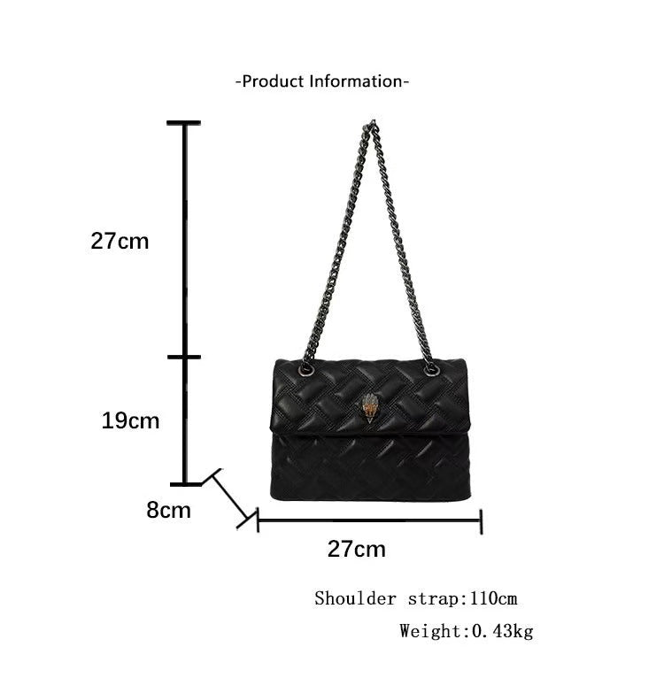 Damen-Tasche mit Rautenmuster