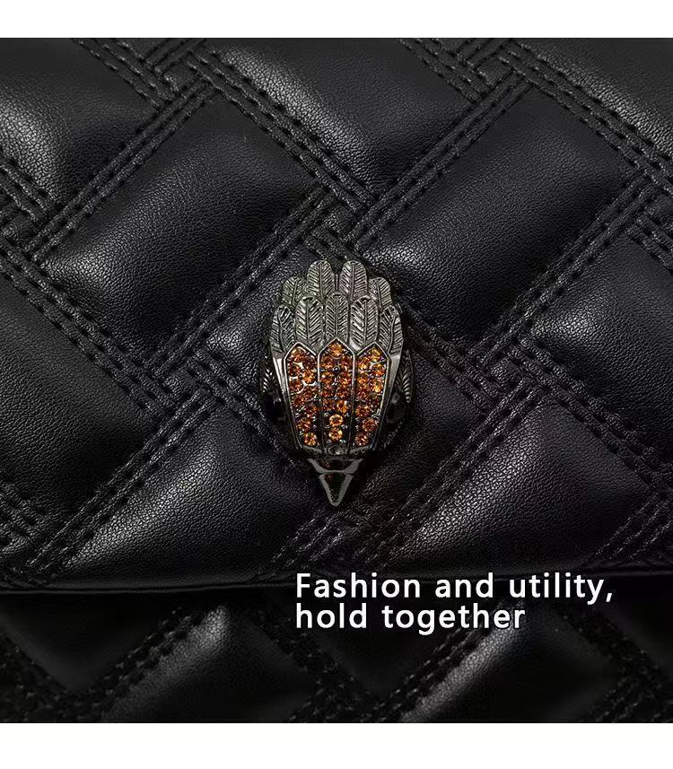 Damen-Tasche mit Rautenmuster
