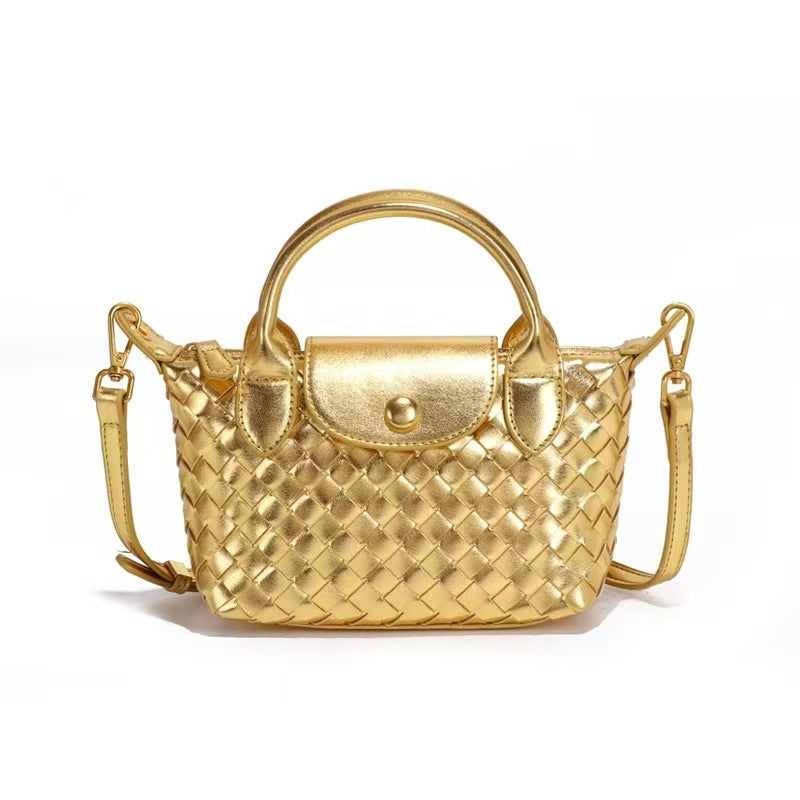 Handgewebte Schultertasche