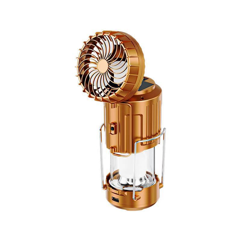 Tragbare LED-Camping-Laterne mit Ventilator