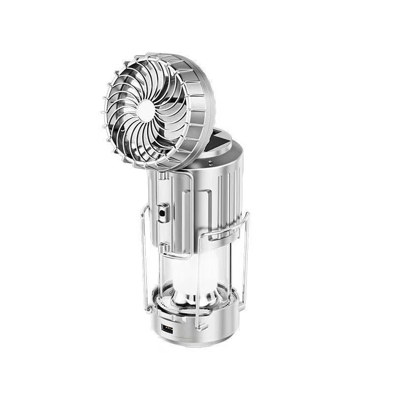 Tragbare LED-Camping-Laterne mit Ventilator