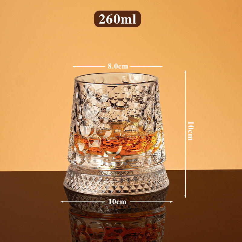 360° Rotatable Whisky Glass Mug