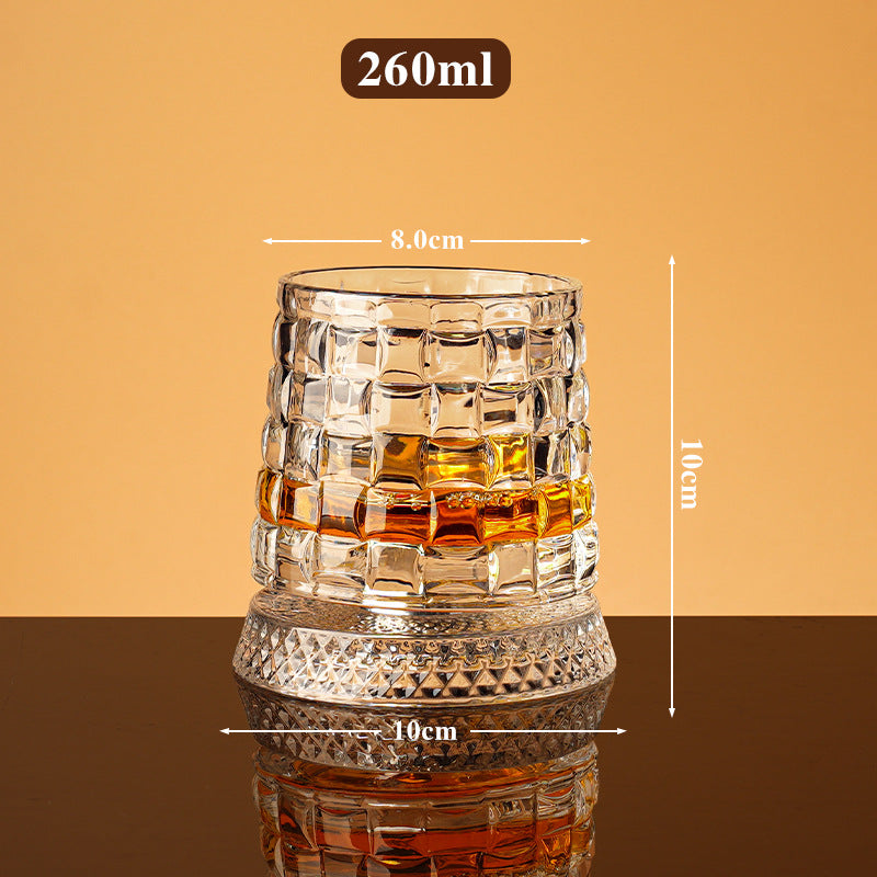 360° Rotatable Whisky Glass Mug