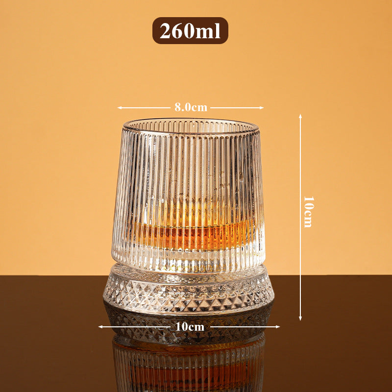 360° Rotatable Whisky Glass Mug