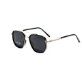 Sonnenbrille mit geometrischem Rahmen