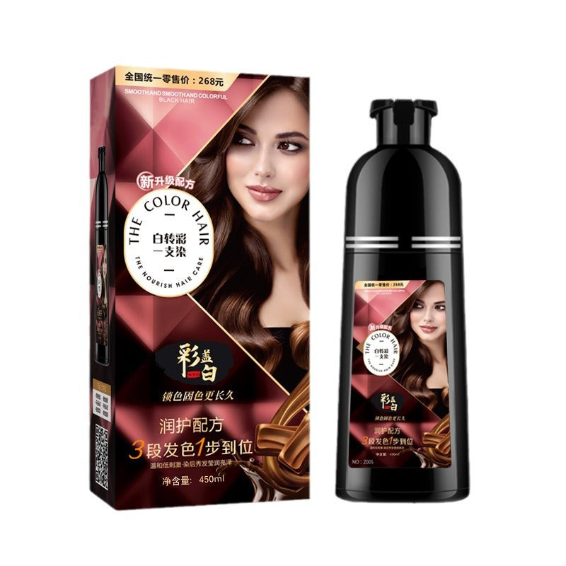 Pflanzenbasierte Schaum-Haarfarbe