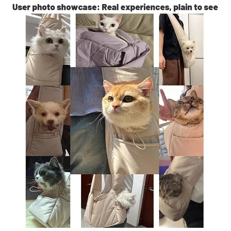 Hunde- & Katzentragetasche – leicht, geräumig und atmungsaktiv.