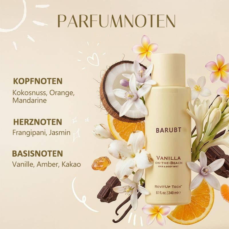 BARUBT Vanille-Kokosnuss-Haarspray
