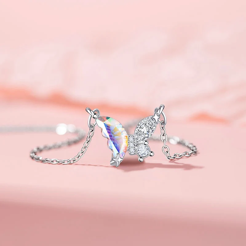 Schmetterling Halskette