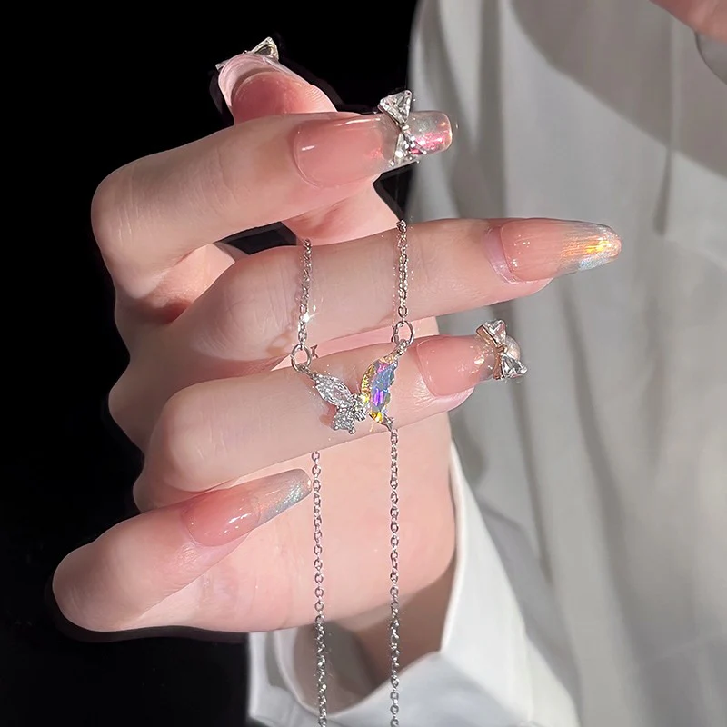 Schmetterling Halskette