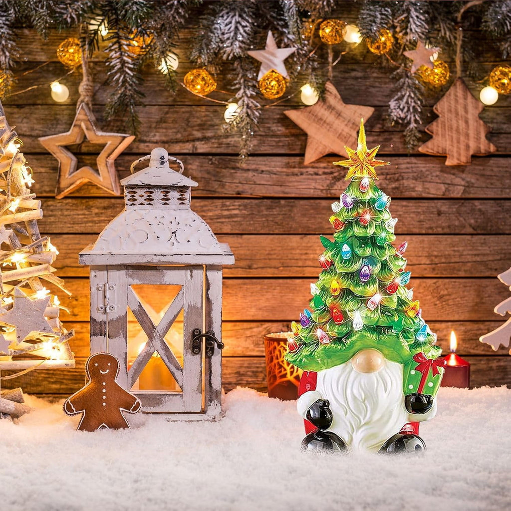 LED-Dekofigur „Tannenhut“ Santa