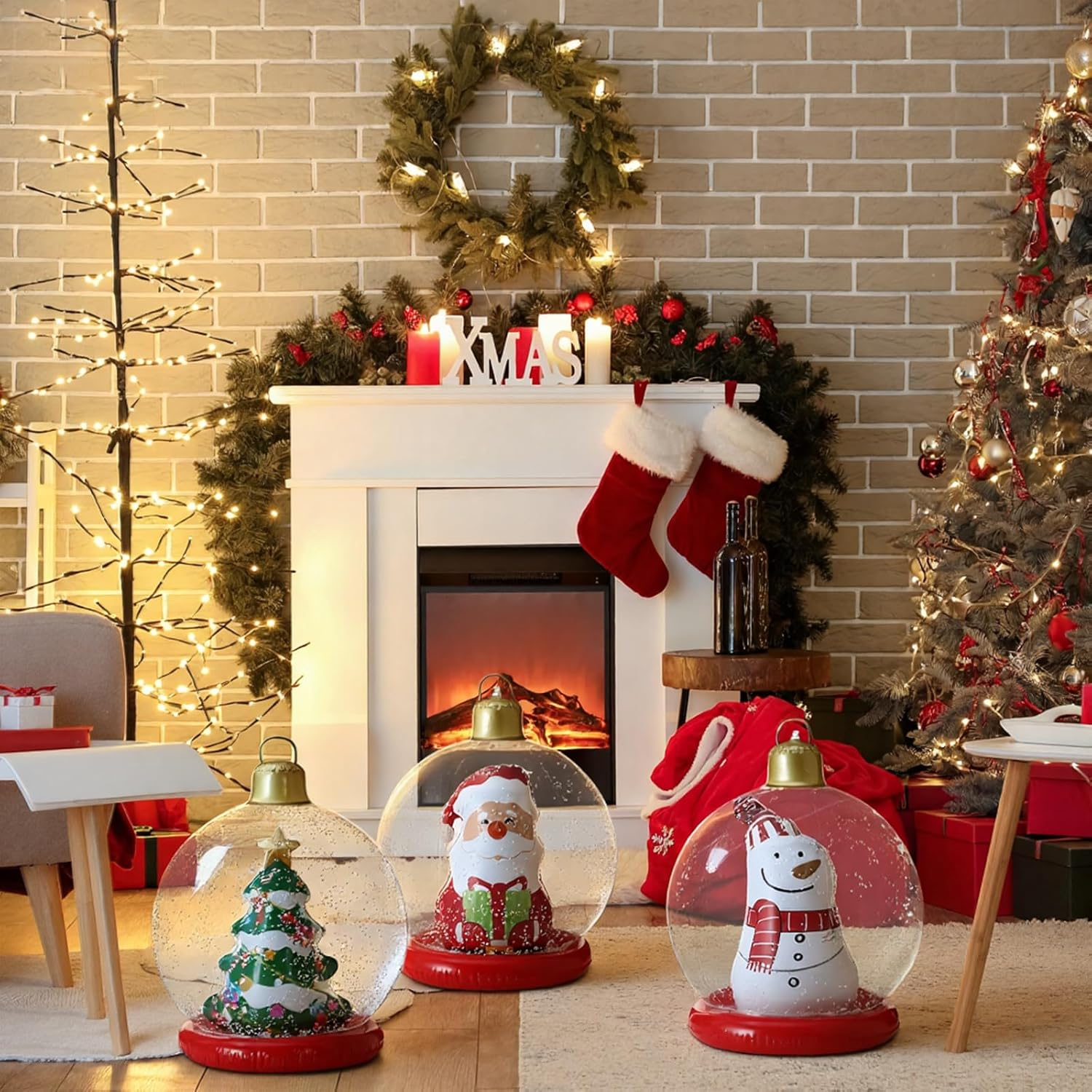 Aufblasbarer Weihnachtsball