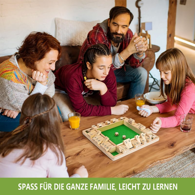 Holzwürfel-Brettspiel