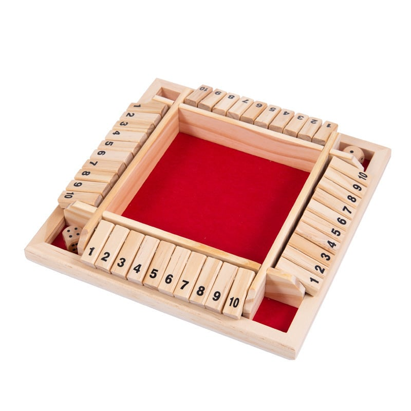 Holzwürfel-Brettspiel