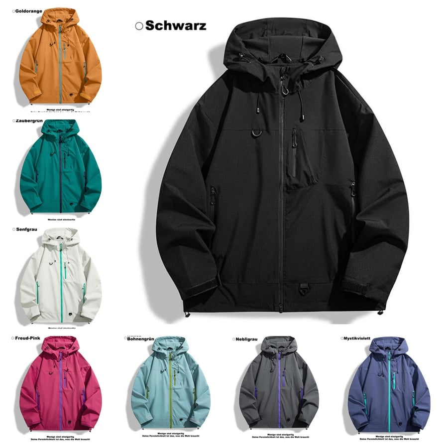 Neue Outdoor-Bergsteigerjacke