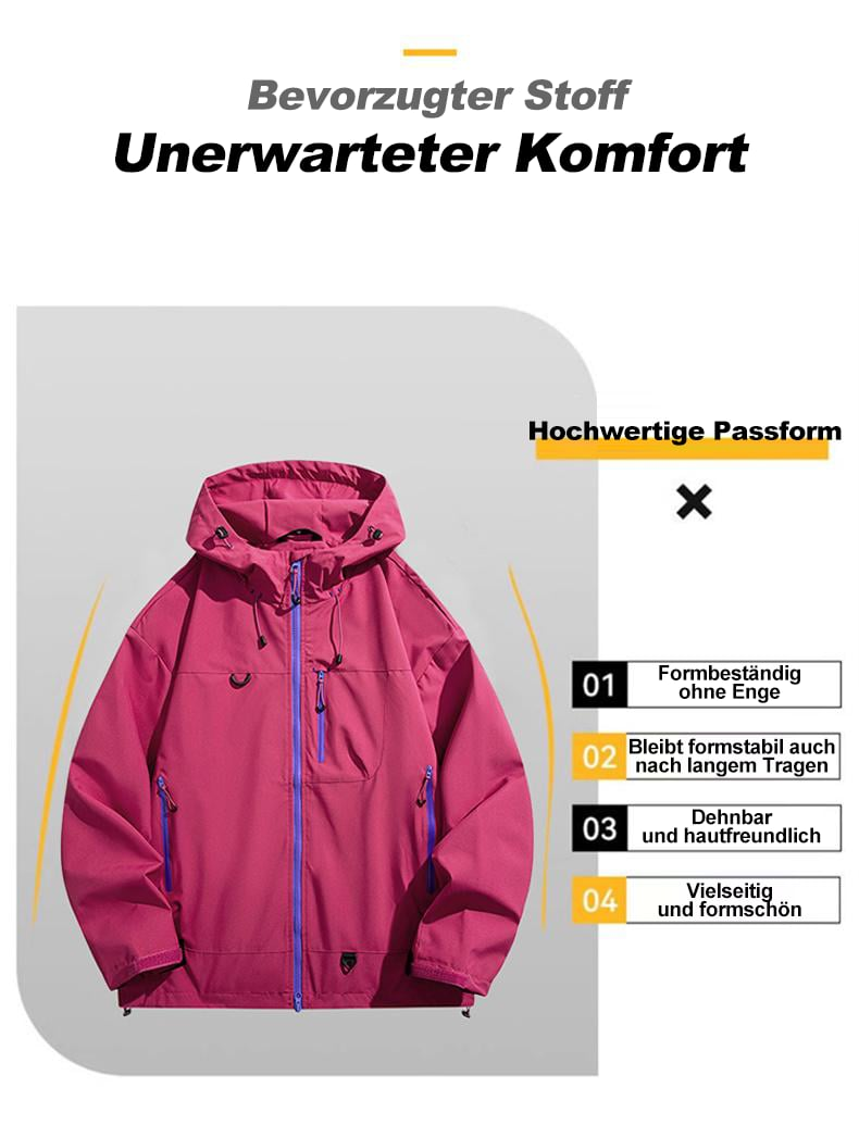 Neue Outdoor-Bergsteigerjacke