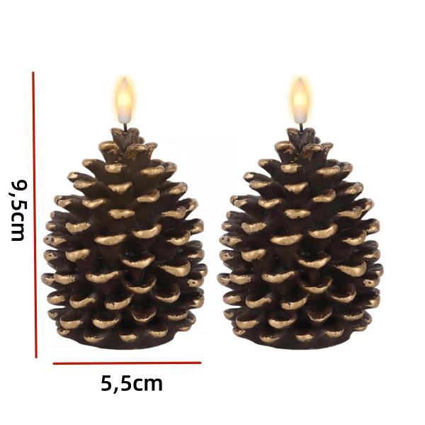 Tannenzapfen Kerzen
