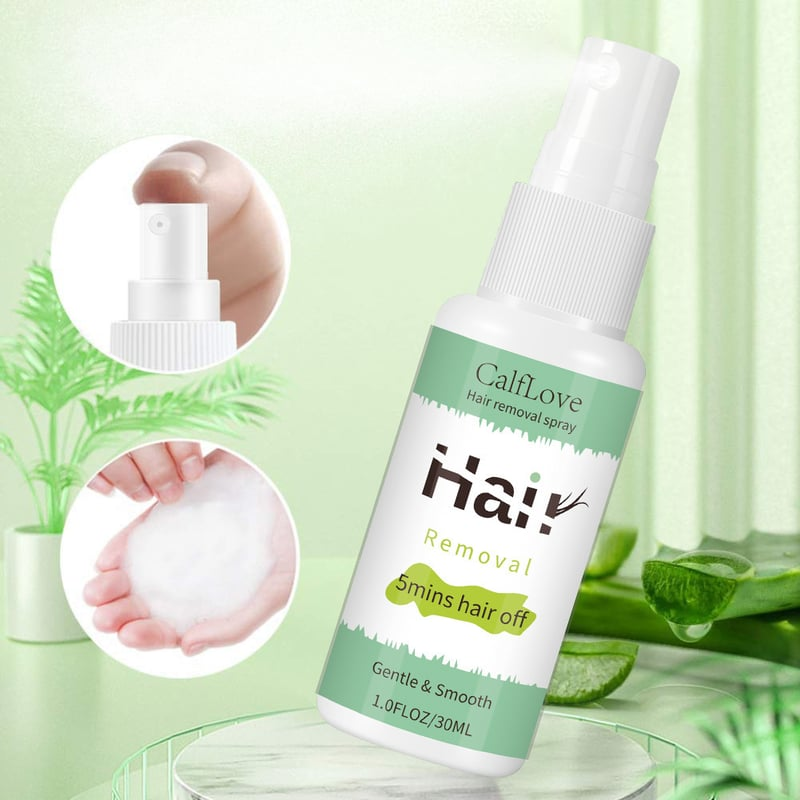 Sanftes Haarentfernungsspray