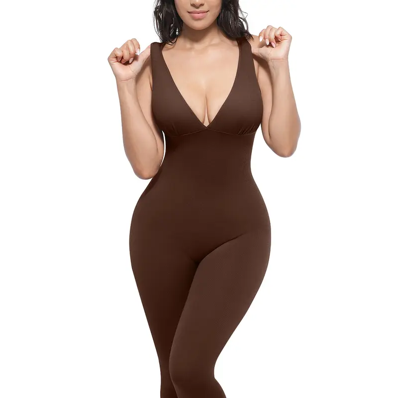 Shapewear mit tiefem V-Ausschnitt und Bruststütze