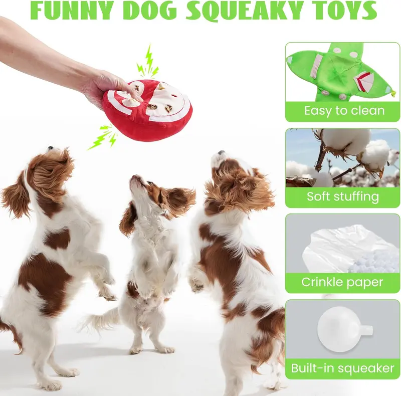 4-in-1 Wassermelonen-Hundespielzeug