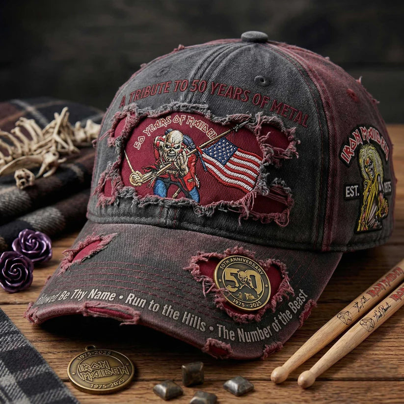 Iron Maiden 50. Jubiläums-Tribute-Cap
