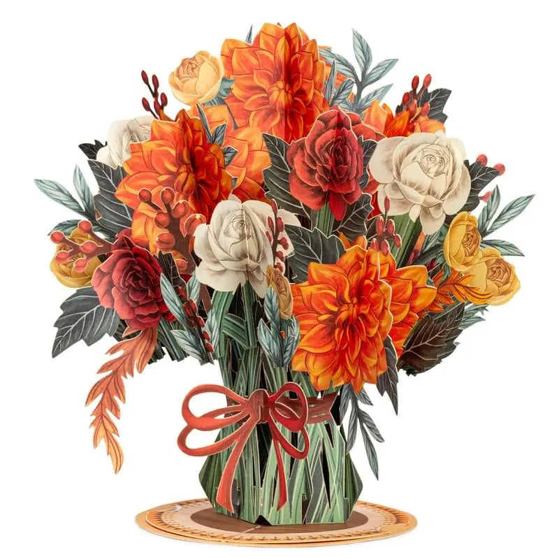 3D Blumenstrauß Pop-Up-Karte