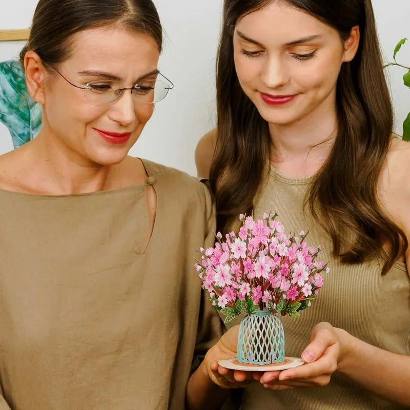 3D Blumenstrauß Pop-Up-Karte