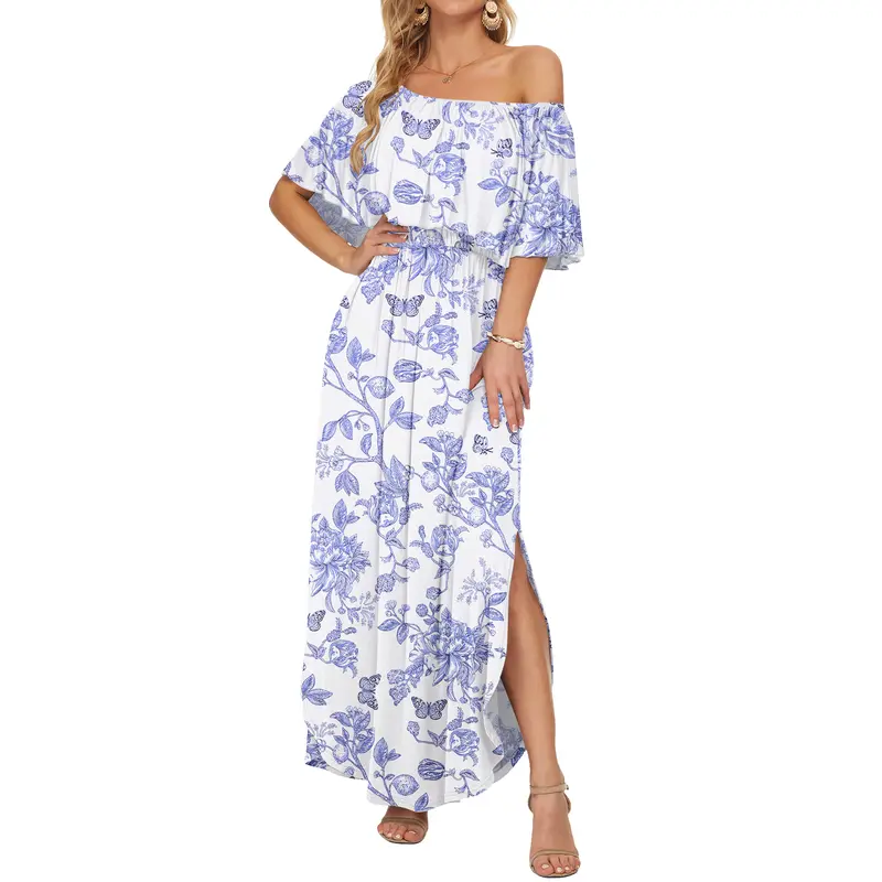 Schulterfreies Damenkleid