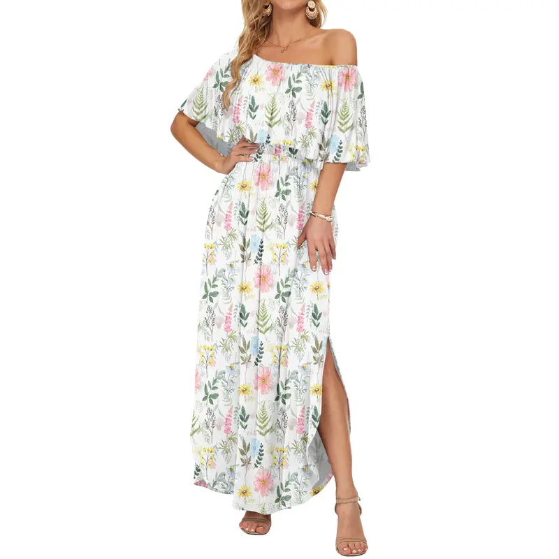 Schulterfreies Damenkleid