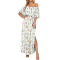 Schulterfreies Damenkleid