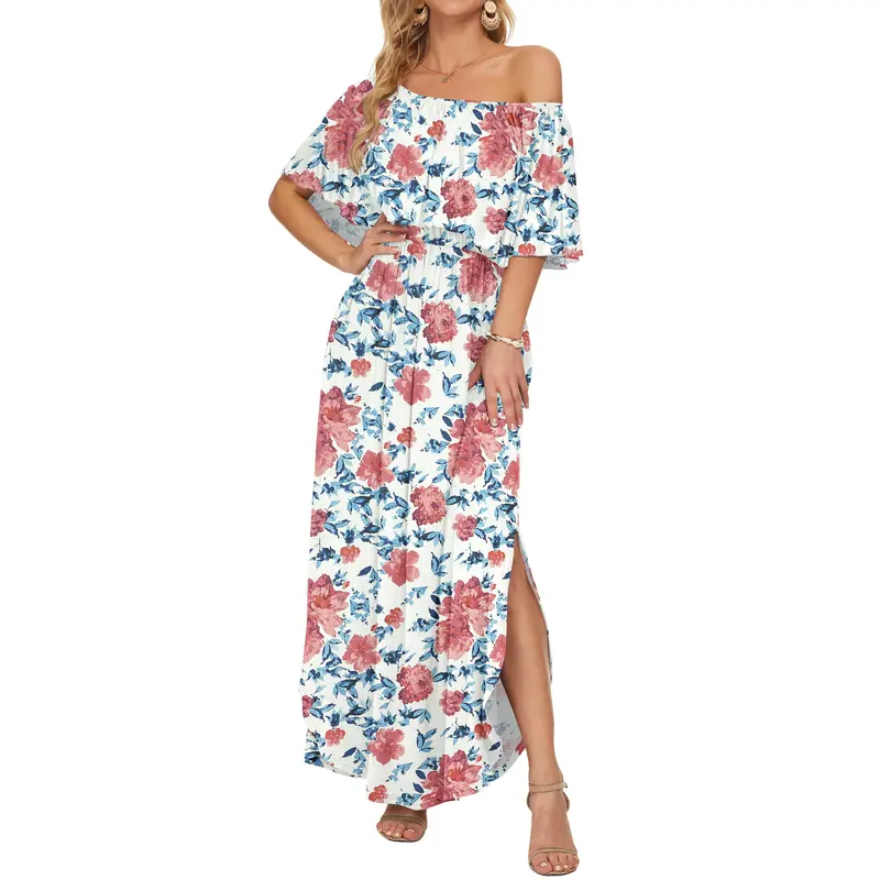 Schulterfreies Damenkleid