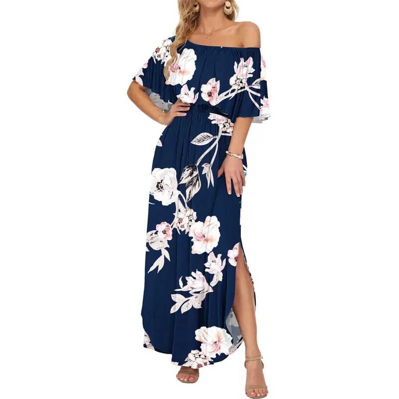 Schulterfreies Damenkleid