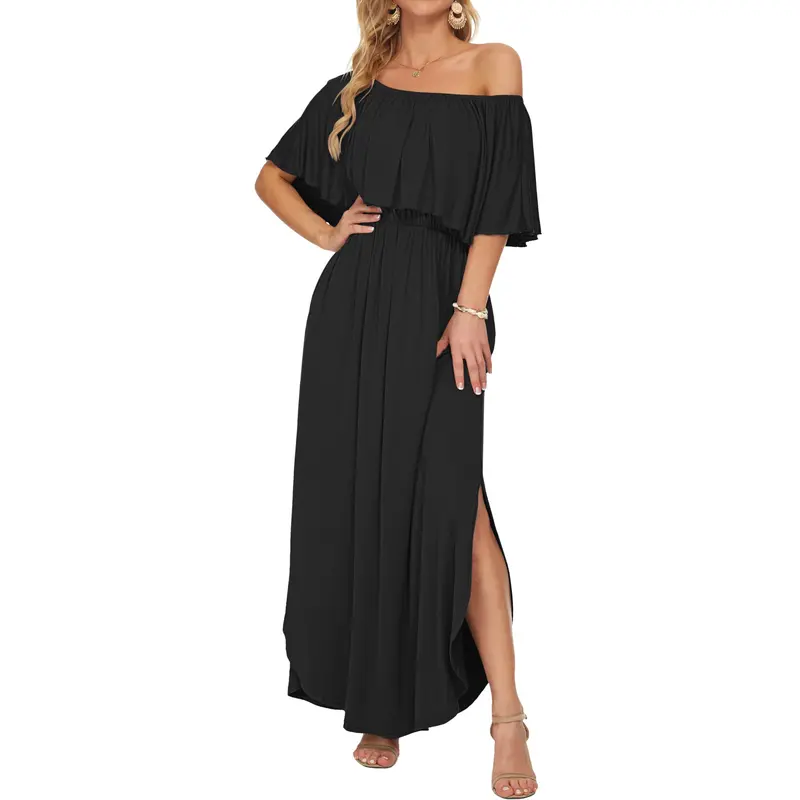 Schulterfreies Damenkleid