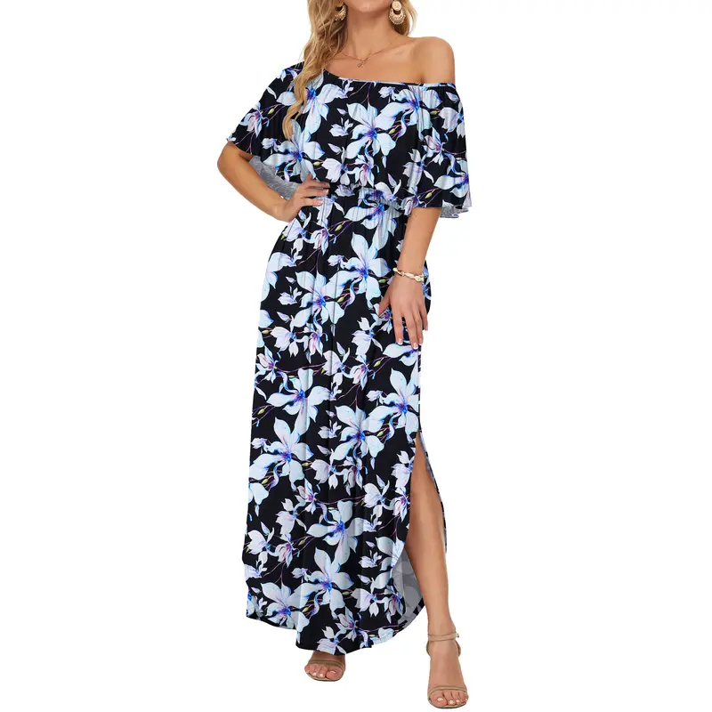 Schulterfreies Damenkleid