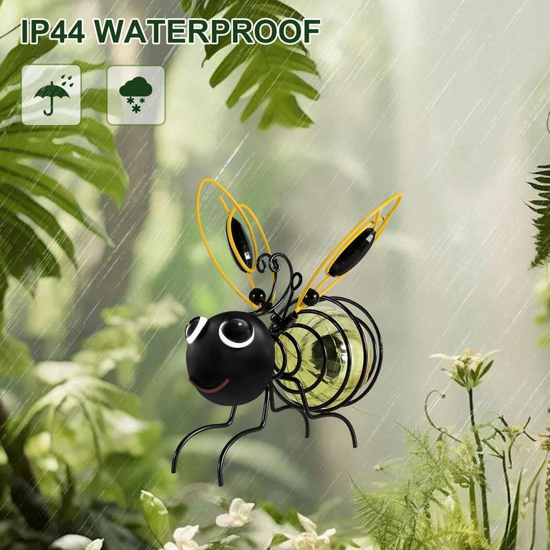 Solar-Hängeleuchte in Bienenform