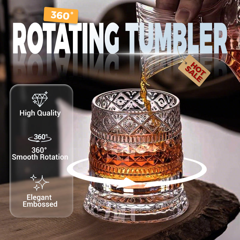 360° Rotatable Whisky Glass Mug