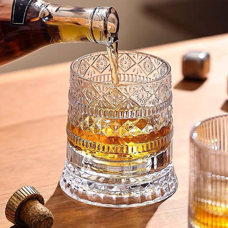 360° Rotatable Whisky Glass Mug