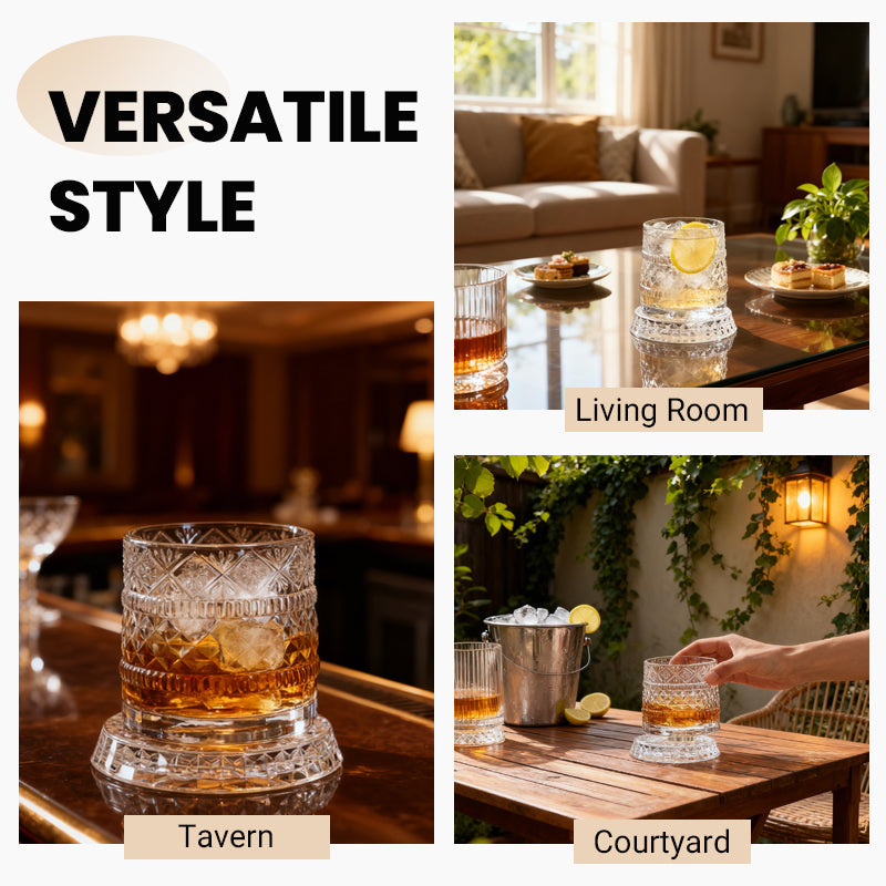 360° Rotatable Whisky Glass Mug